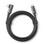 UGREEN Right Angle USB-C to USB-C Link Cable 5m Black