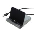 4smarts VoltDock Tablet Charging Station USB-C, 60W - Gunmetal