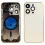 Apple spare parts iPhone 14 Pro Max Complete Back Cover with Frame (No Logo) - Gold