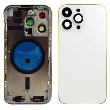 Apple spare parts iPhone 14 Pro Complete Back Cover with Frame (No Logo) - Silver (A14PBHGS4)