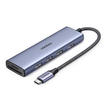 UGREEN 6in1 USB-C to HDMI / 3x USB-A 3.0 / SD / TF - Gray (20956A)