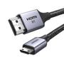 UGREEN Mini HDMI to HDMI 2.1 Cable, 8K, 2m - Gray