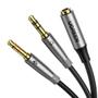 UGREEN 3.5mm AUX Audio Splitter Cable 1x Female to 2x Male