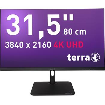 Terra 80cm/ 31, 5"" (3840x2160) Terra 3295W PV 4k IPS 5ms HDMI DP RJ45 USB-C Speaker Black (3030234)
