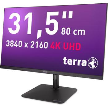 Terra 80cm/ 31, 5"" (3840x2160) Terra 3295W PV 4k IPS 5ms HDMI DP RJ45 USB-C Speaker Black (3030234)