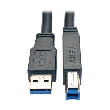 TRIPP LITE TRIPPLITE 25ft USB 3.0 SuperSpeed Active Repeater Cable A Male/B M 25 USB USB Type B M to USB Type A M USB 3.0 7.62m (U328-025)