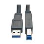 TRIPP LITE TRIPPLITE 25ft USB 3.0 SuperSpeed Active Repeater Cable A Male/B M 25 USB USB Type B M to USB Type A M USB 3.0 7.62m (U328-025)