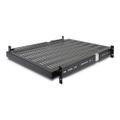 2U Adjustable Mounting Depth Vented Sliding Rack Mount Shelf ? 22.7kg