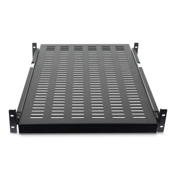 STARTECH 2U Adjustable Mounting Depth Vented Sliding Rack Mount Shelf ? 22.7kg (UNISLDSHF19)