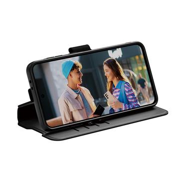 PanzerGlass CARE Galaxy A56 5G Feature lommebokdeksel (sort) Vegansk lær, 4 kortlommer,  stativfunksjon (CRRFEWLG38380)