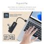 STARTECH 4-Port USB-A Hub 5Gbps Bus Powered Small Travel Mini Hub Multi-Port USB 3.0 Splitter Portable USB Hub (H5A4A-USB-HUB)