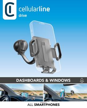 CELLULAR LINE SMARTPHONE CAR HOLDER (BIGCRABDUALFIX)