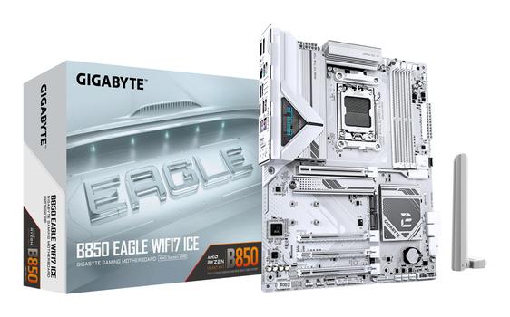 GIGABYTE MB GBT AMD AM5 B850 EAGLE WF7 ICE 2 (B850 EAGLE WF7 ICE)