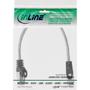 INLINE Patch Cable SF/UTP Cat.5e transparent 0.3m (72533T)