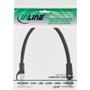 INLINE Patchkabel RJ45 CAT5e Sort STP 0.3 m. (72533S)