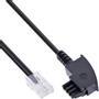 INLINE TAE-F 20m, 20 m, TAE-F, RJ45, Sort, Hanstik/Hanstik