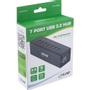 INLINE Adapter Hub USB3.0 7Port inkl. Netzteil ALU [bk] (35395B)