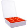 INLINE Small Components Box, 7 compartments,  180x140x40mm,  orange (43009G)