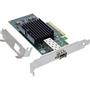 INLINE 10 Gigabit network card, 1x SFP+, PCIe x8, incl. low profile bracket