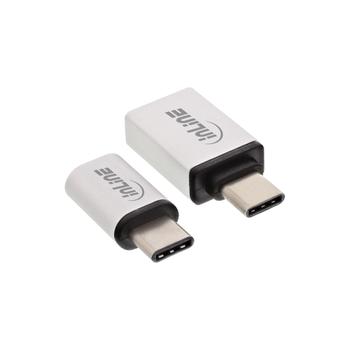 INLINE USB Type-C Adapter-Set,  Type C male to Micro-USB female or USB3.0 A female (35809)