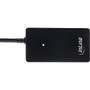INLINE USB 2.0 4-Port Hub, Type-A male to 4x Type-A female, black, 30cm (33293I)