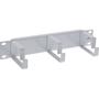 INLINE 10" Cable management panel, 3 brackets, RAL 7035 grey (19109B)