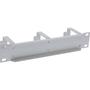 INLINE 10" Cable management panel, 3 brackets, RAL 7035 grey (19109B)