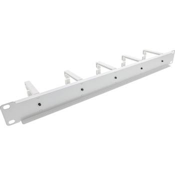 INLINE 19" cable management panel, 5 plastic brackets, RAL 7035, grey (19110P)