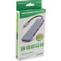 INLINE Multifunctional hub USB 3.2 Gen.1, 2x USB-A 5Gbps + HDMI 4K/30Hz + card reader, aluminium,  grey (33271I)