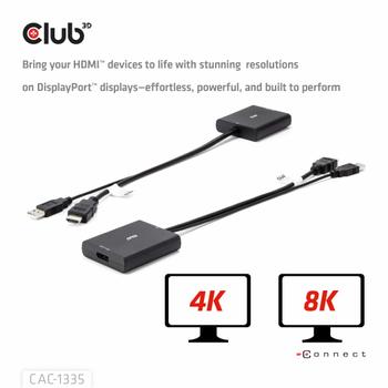 CLUB 3D Hdmi + Micro Usb To (CAC-1335)