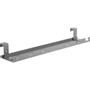 INLINE Cable guide/shelf for under-table mounting, grey