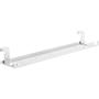 INLINE Cable guide/shelf for under-table mounting, white
