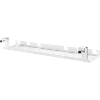 INLINE Cable guide/ shelf for under-table mounting, white (23198W)