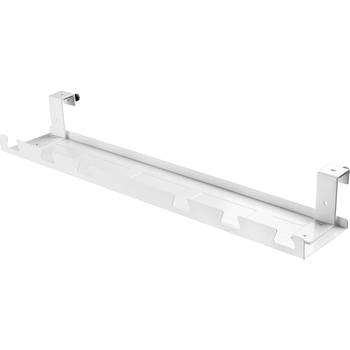 INLINE Cable guide/ shelf for under-table mounting, white (23198W)