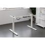 INLINE Cable guide/ shelf for under-table mounting, white (23198W)