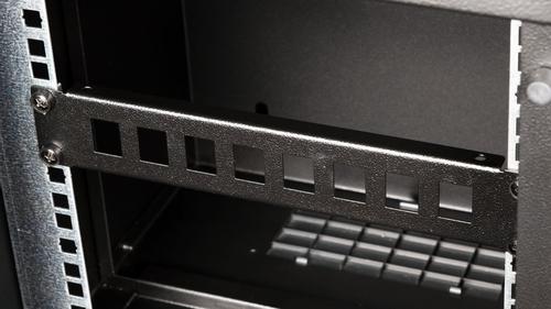 EQUIP Rack Accessory Keystone Panel (EZKP-10-B)