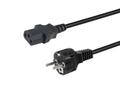EQUIP Power Cable Black 1.8 M 