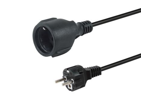 EQUIP Power Cable Black 5 M Cee7/7  (112182)