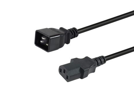 EQUIP Power Cable Black 1.8 M Iec  (112140)