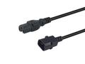 EQUIP Power Cable Black 1.8 M C14 