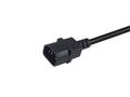 EQUIP Power Cable Black 0.25 M Iec  (112106)