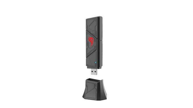 ASUS ROG USB-BE92 BE6500 Tri-band WiFi 7 USB adapter, 6GHz band, support 4096-QAM, Multi-link operation (MLO) (90IG09I0-MO0B00)
