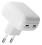 DBRAMANTE1928 Re-charge Pro - EU Flat Wall Charger 2xUSB-C 25W-W