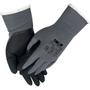 THOR Fingerdyppet nitrilhandske, THOR Flex Work, 10, sort, nitril/polyester, Sandy nitrilbelægning