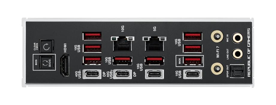 ASUS ROG Crosshair X870E Extreme ATX, AM5, DDR5, 3x M.2 PCIe 5.0, 2x USB4, 5GbE + 10GbE LAN, Wi-Fi 7 320MHz (802.11be) (90MB1LB0-M0EAY0)