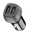 CELLULAR LINE CAR CHARGER 2USB 2x12W BLACK