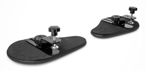 KENSON Universal underarmsstöd 2pk (svart) Ergonomi för optimal arbetsställning,  konstläder,  enkel montering (KAS8850G)