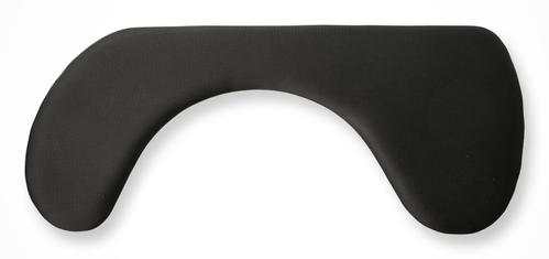 KENSON Asymmetrisk underarmsstøtte 70cm (sort) 9-28cm dybde, avlaster skuldre og nakke, monteres enkelt på <35mm bordplate (KAS8820G)