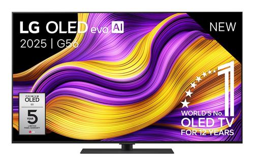 LG 55" G5 AI 4K OLED Smart TV (2025) 165Hz, 4x HDMI, eArc, G-Sync & FreeSync, α11 AI Processor,  Dolby Atmos (OLED55G56LS.AEU)