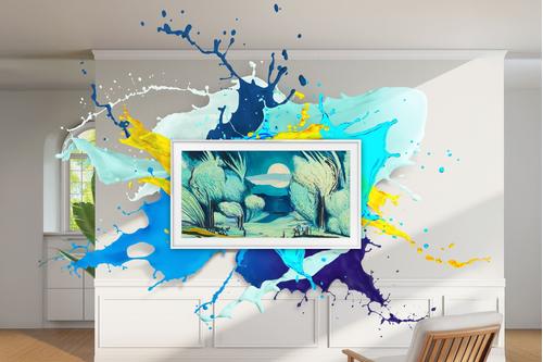 SAMSUNG 55" The Frame LS03FA QLED 4K Smart TV (2025) 100Hz, 4x HDMI, HDMI eArc Art Mode, AI-prosessor,  HDR Smart TV, QLED, matt skjerm (TQ55LS03FAUXXC)